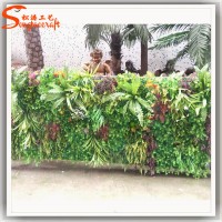 Artificial Indoor Decoration Green Grass Wall